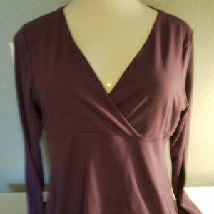 INC Surplice Top Purple Colored XL